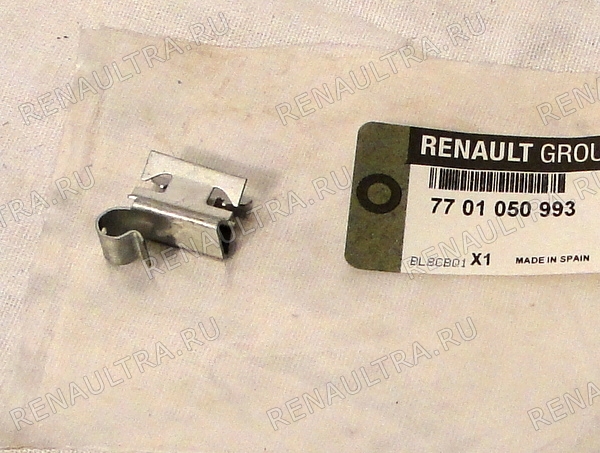 Фото запчасти рено renault parts, nissan ниссан: Клипса облицовки двигателя Код производителя 7701050993 Производитель Renault/Nissan