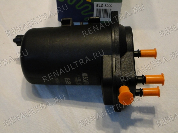 Фото запчасти рено renault parts, nissan ниссан: Топливный фильтр Код производителя ELG5299 Производитель MECAFILTER