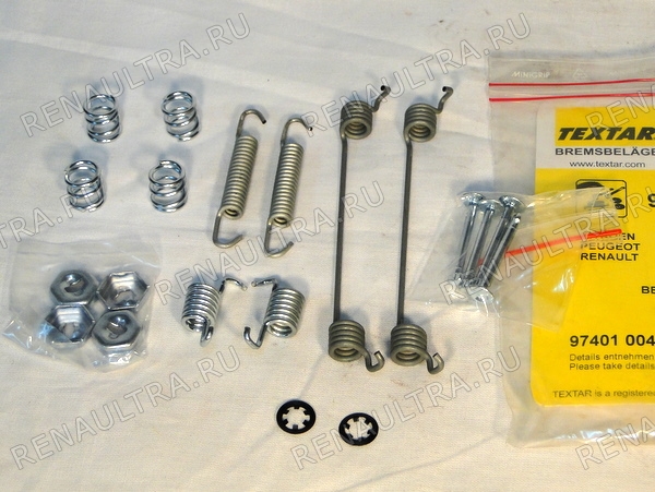 Фото запчасти рено renault parts, nissan ниссан: Комплектующие торм. колодок Код производителя 97004700 Производитель Textar